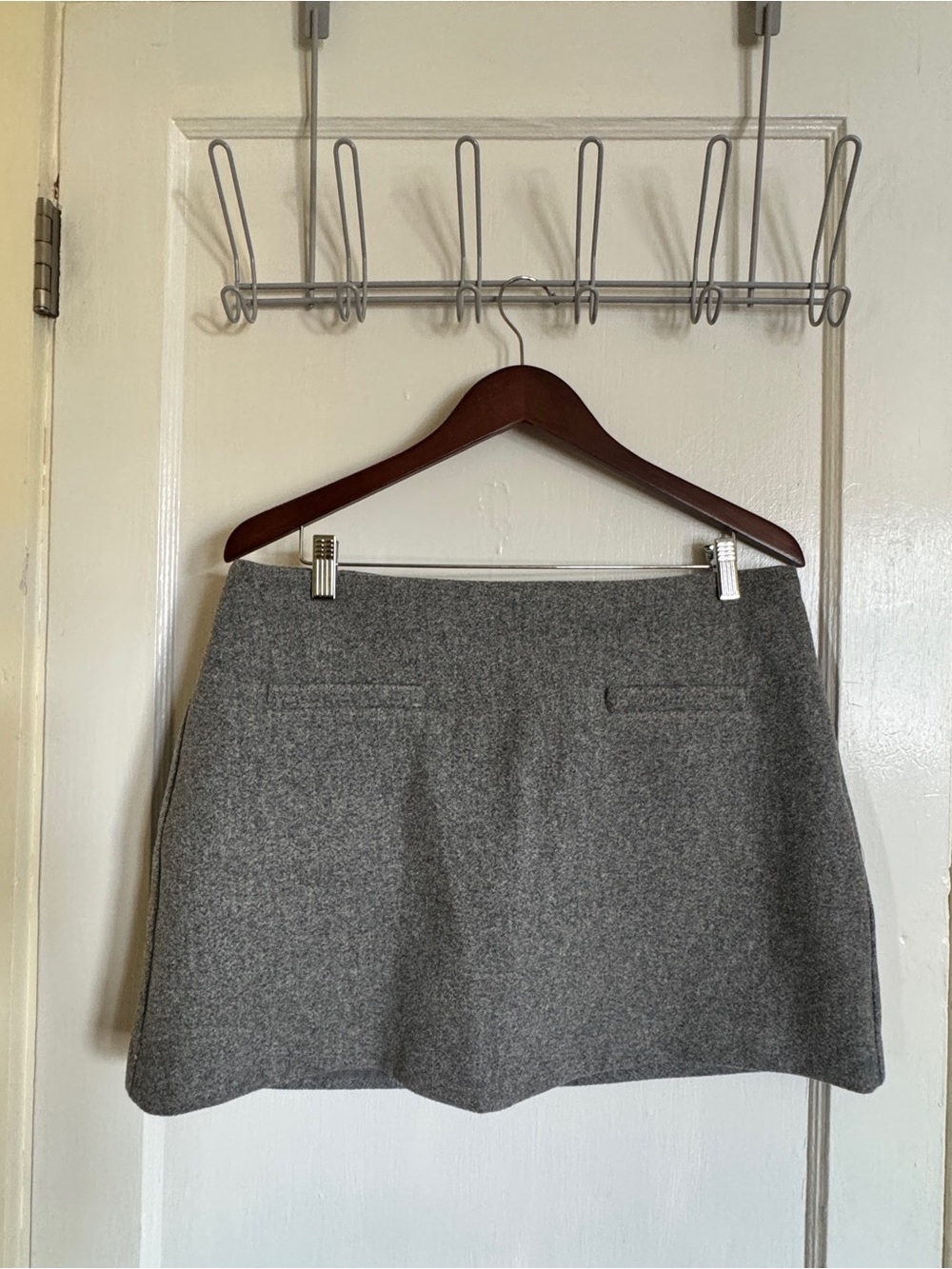 Gray Mini Skirt